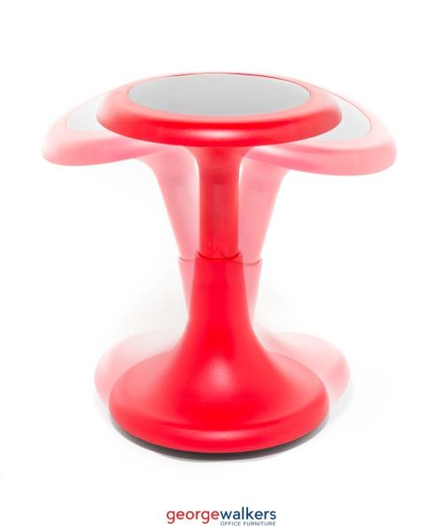 PR5668 - Red KIDS MOMO Wobble Stool