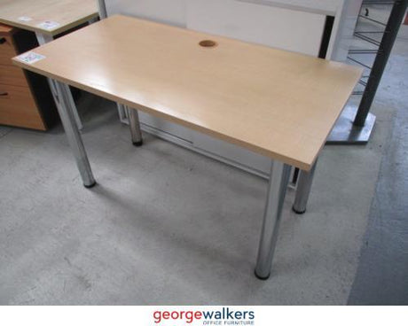 PR4776 - Maple Straight Desk