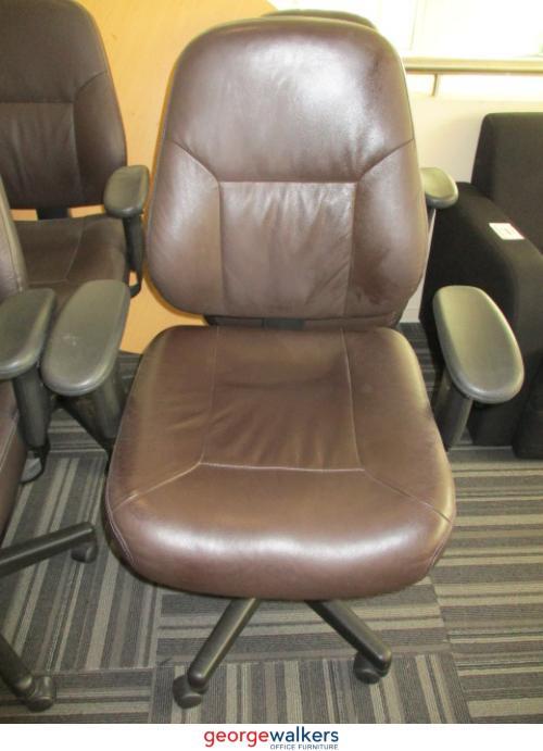 PR5406 - Chocolate Leather Buro Persona Office Chair