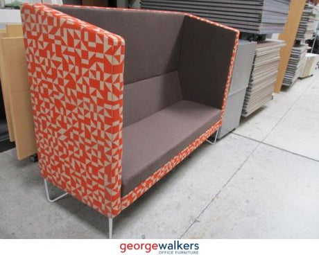 PR5713 - Orange/Grey  Booth Seat