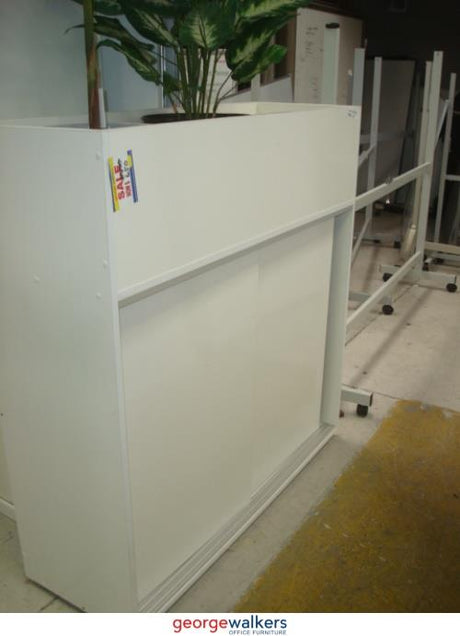 PR1674 - White Cupboard with Planter