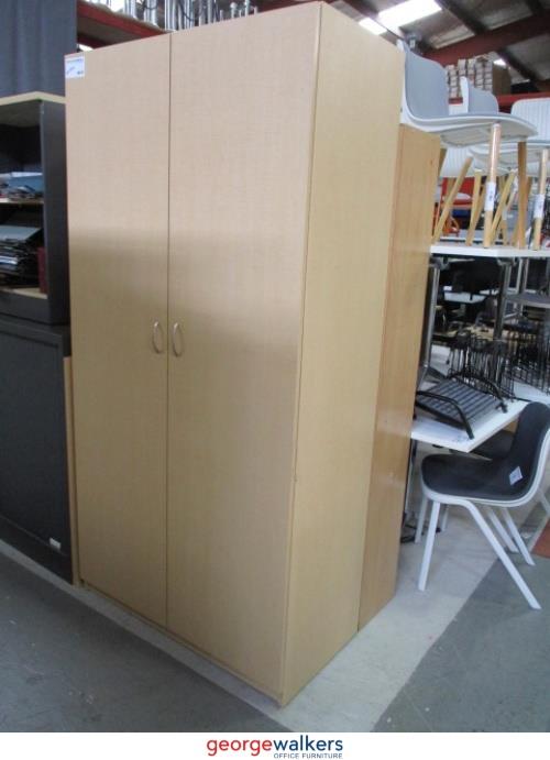 PR5734 - Maple  Large Office Storage Cupboard