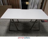 PR4864 - White Straight Desk