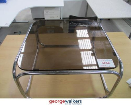 PR5472 - Chrome/Glass  Coffee Table