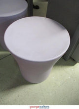 PR5699 - White Mauve Resin Stool