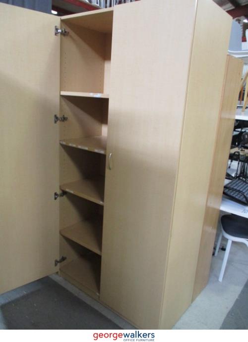 PR5734 - Maple  Large Office Storage Cupboard