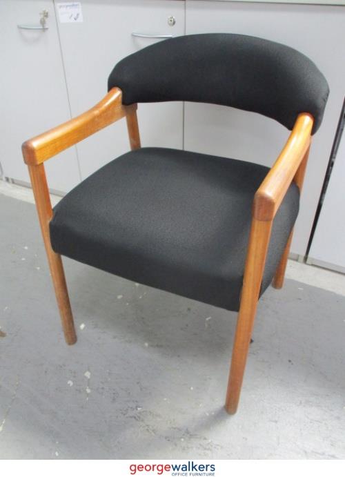 PR5593 - Black  Reception Chair