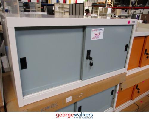 PR5435 - Grey/Blue Kiosk Cabinet