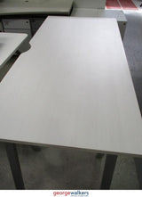 PR4468 - Silver Straight Desk