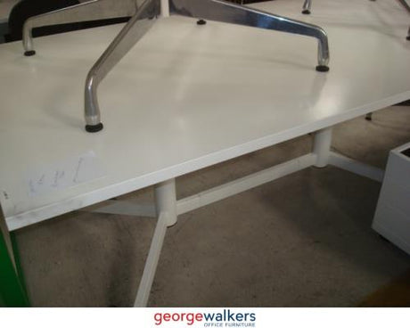 PR1324 - White Boardroom Table