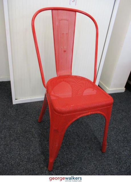 PR5166 - Red Metal Chair