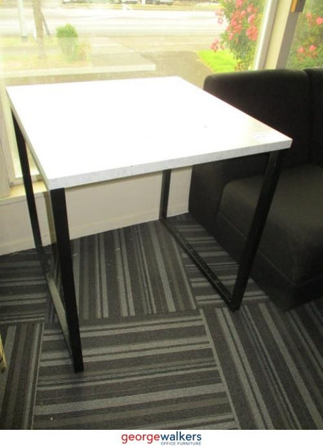 PR5684 - Melteca White  Square Table