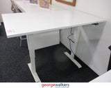 PR5349 - White Electric Desk