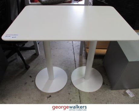 PR5730 - White  Table with Pedestal Legs