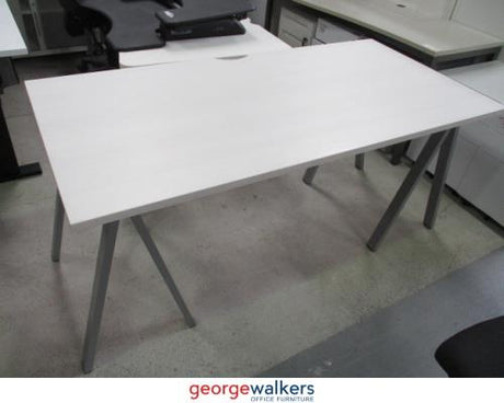 PR4468 - Silver Straight Desk