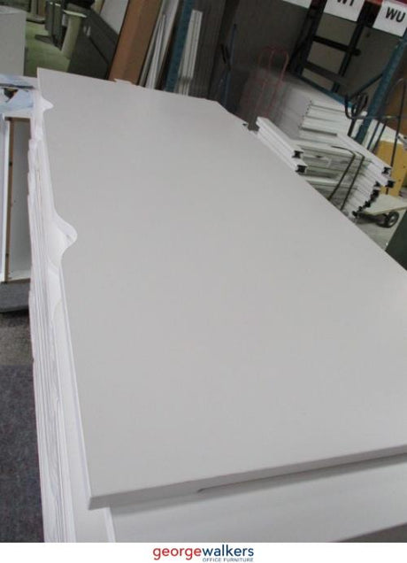 PR1963 - White Straight Desk