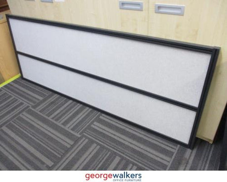 PR4043 - Grey Desk Mounted Partition