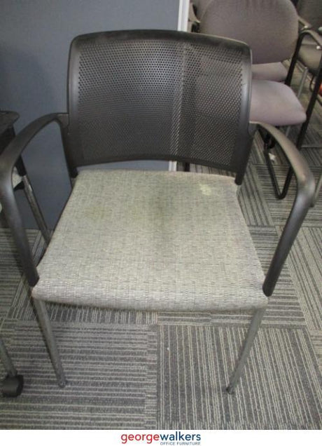 PR5282  - Black Damba Reception Chair - Pair