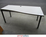 PR3901 - Cream Straight Desk