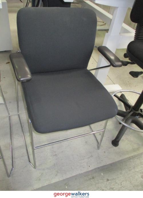 PR5518 - Black Furnware Sebel Reception Chair