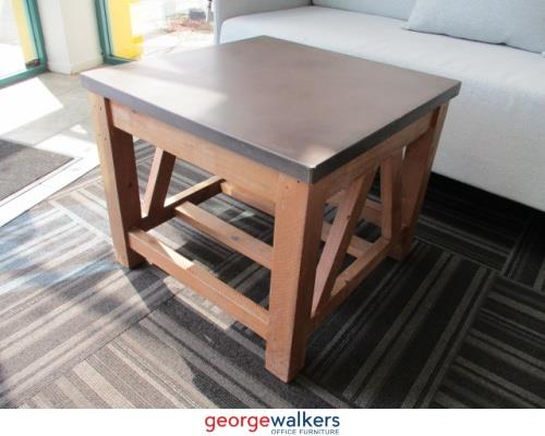 PR5657 - Timber/Concrete  Coffee Table