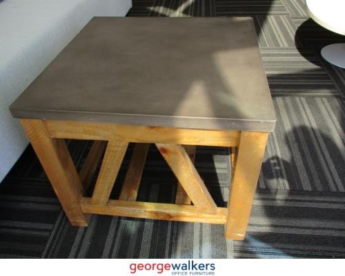 PR5657 - Timber/Concrete  Coffee Table