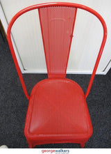 PR5166 - Red Metal Chair