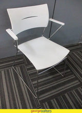 PR3957 - White Stackable Chair